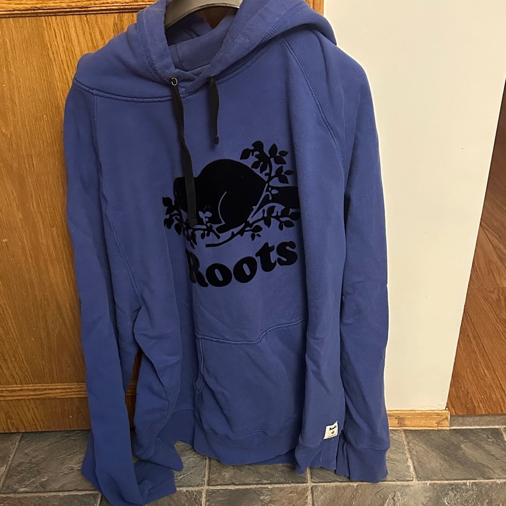 Roots Blue Hoodie Sweater